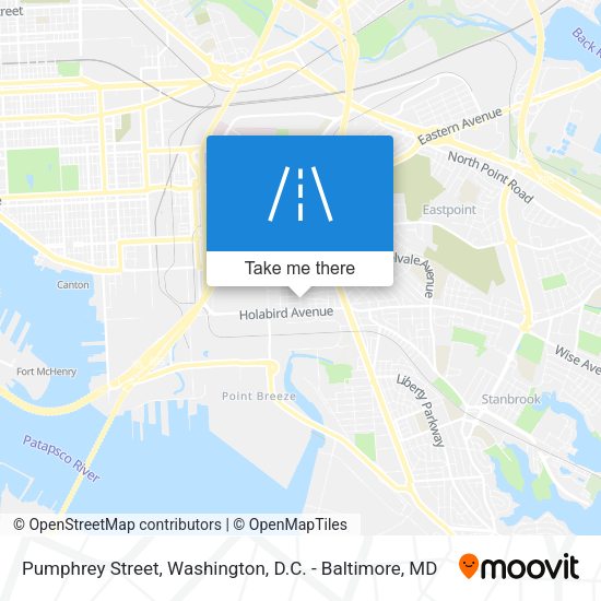 Mapa de Pumphrey Street