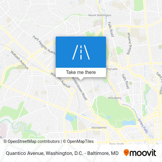Quantico Avenue map