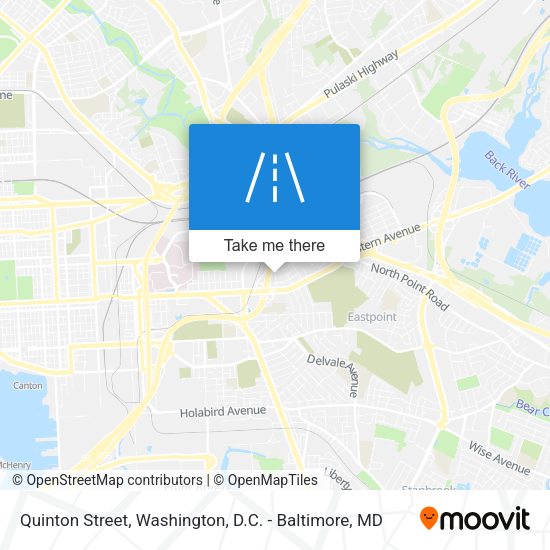Mapa de Quinton Street