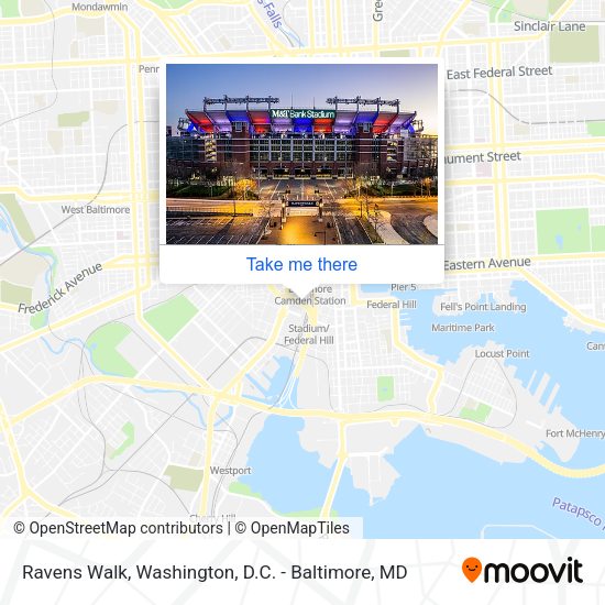 Ravens Walk map