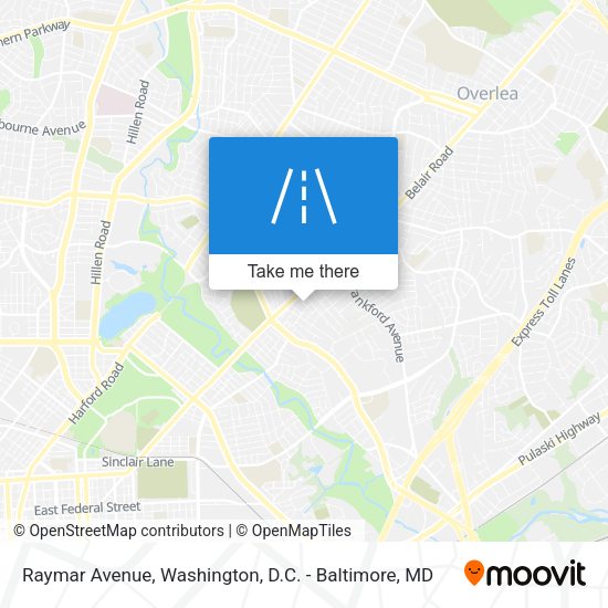 Raymar Avenue map
