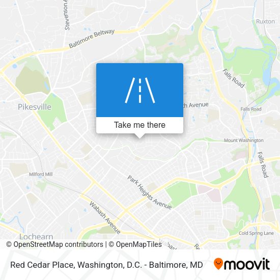 Mapa de Red Cedar Place