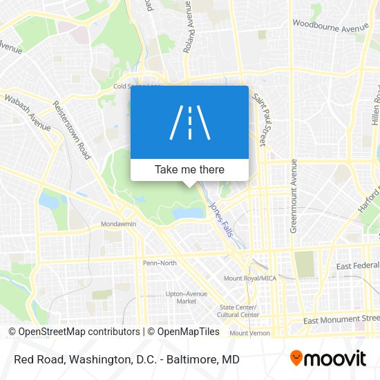 Red Road map