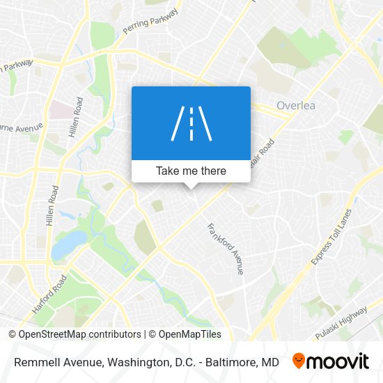 Remmell Avenue map