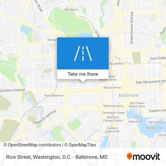 Rice Street map