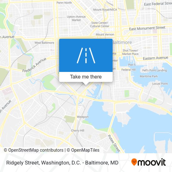 Mapa de Ridgely Street