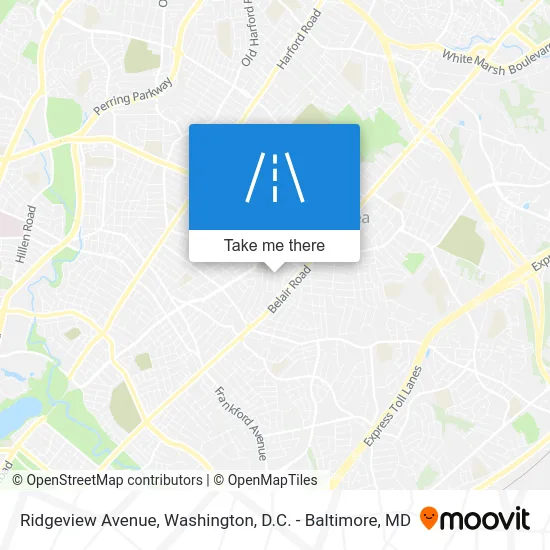 Ridgeview Avenue map