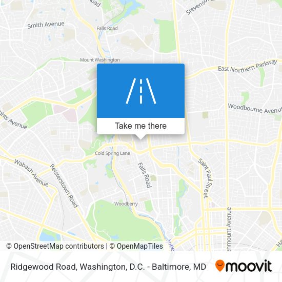 Mapa de Ridgewood Road