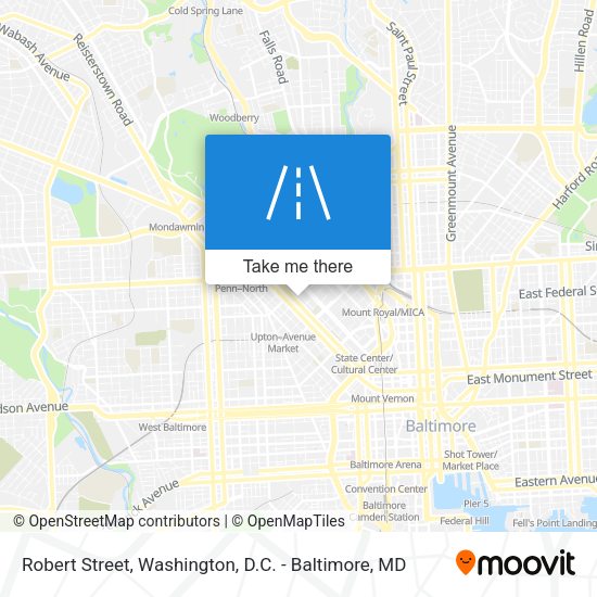 Robert Street map