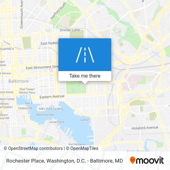 Rochester Place map