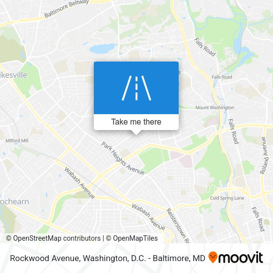 Mapa de Rockwood Avenue