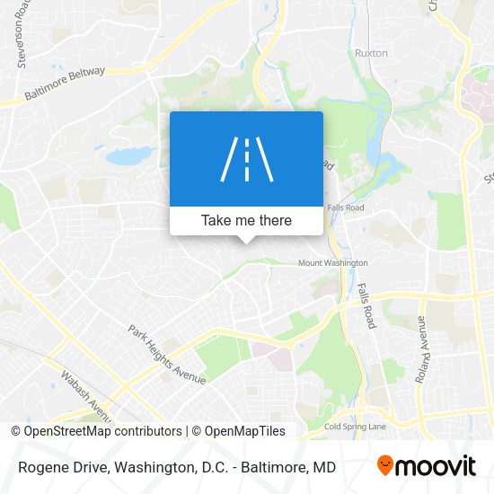 Rogene Drive map