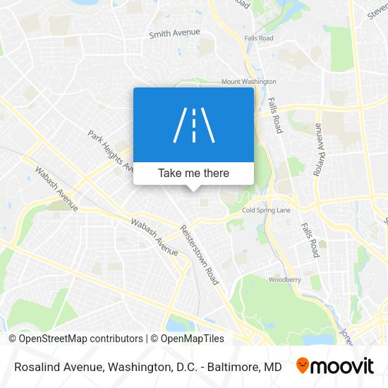 Mapa de Rosalind Avenue