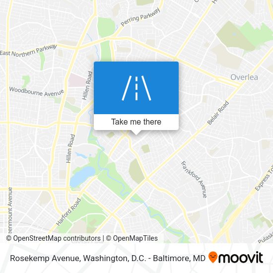 Rosekemp Avenue map