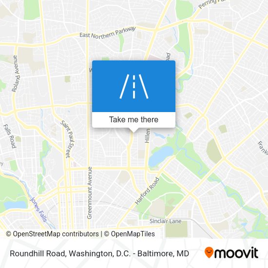 Mapa de Roundhill Road