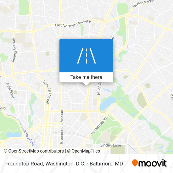 Mapa de Roundtop Road