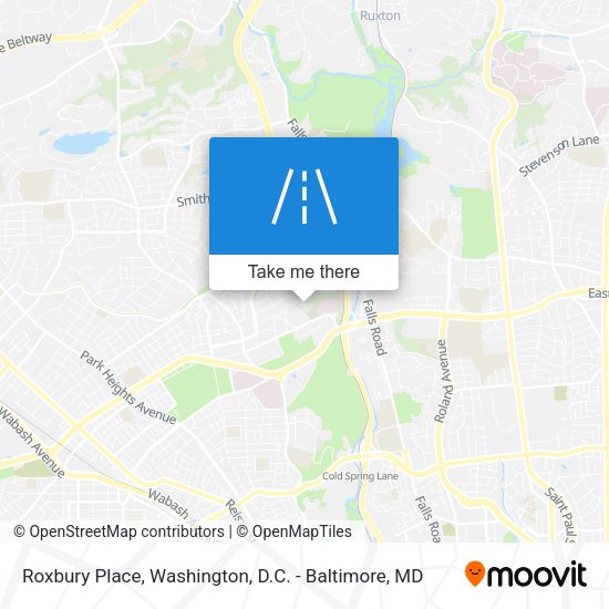 Roxbury Place map
