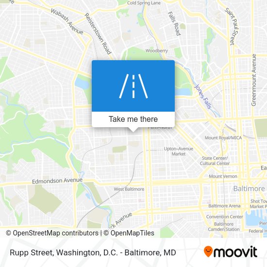 Rupp Street map