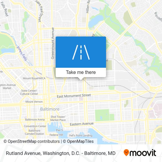 Mapa de Rutland Avenue