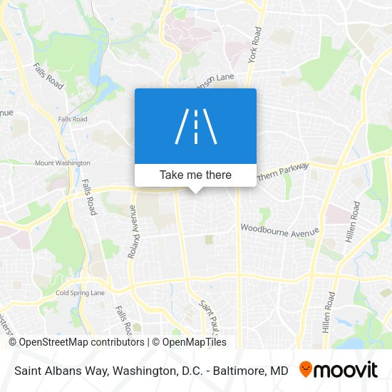 Mapa de Saint Albans Way