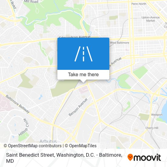 Mapa de Saint Benedict Street
