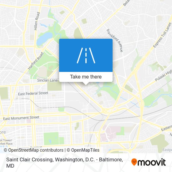Mapa de Saint Clair Crossing