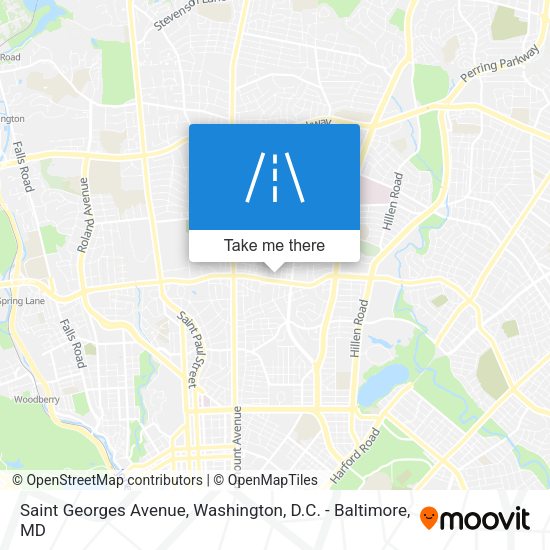 Saint Georges Avenue map