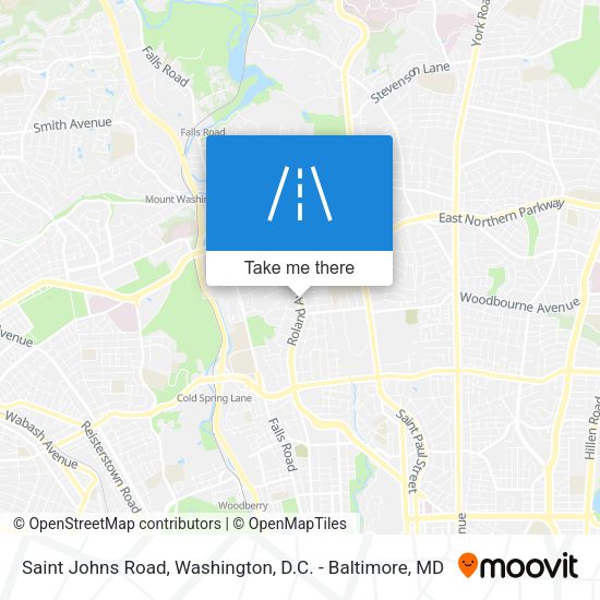 Mapa de Saint Johns Road