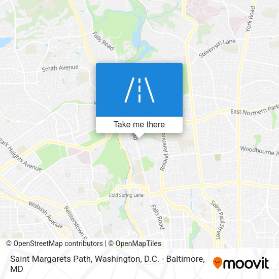 Mapa de Saint Margarets Path