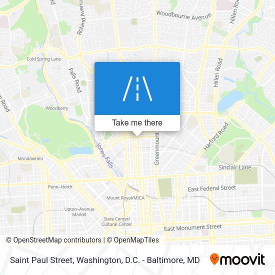 Saint Paul Street map