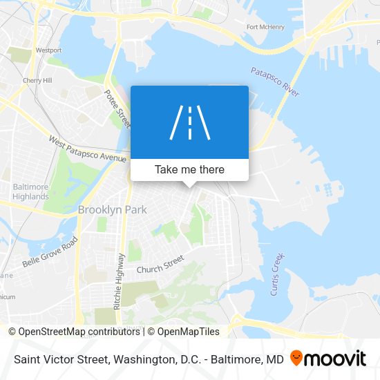 Mapa de Saint Victor Street