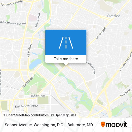 Sanner Avenue map