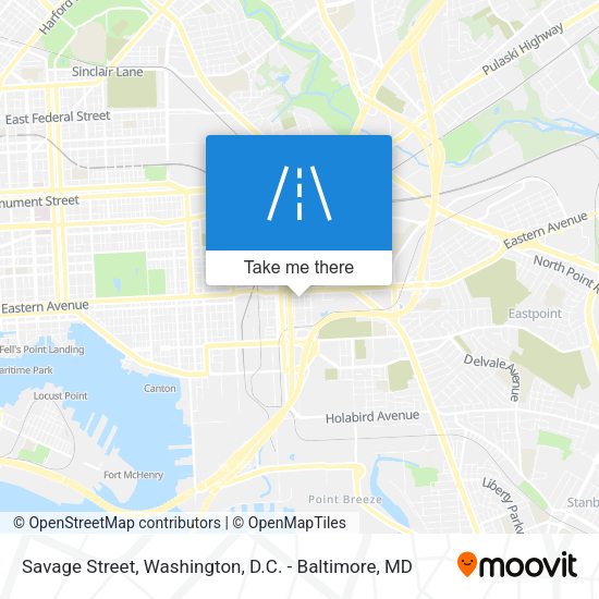 Mapa de Savage Street
