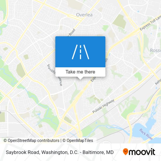 Saybrook Road map