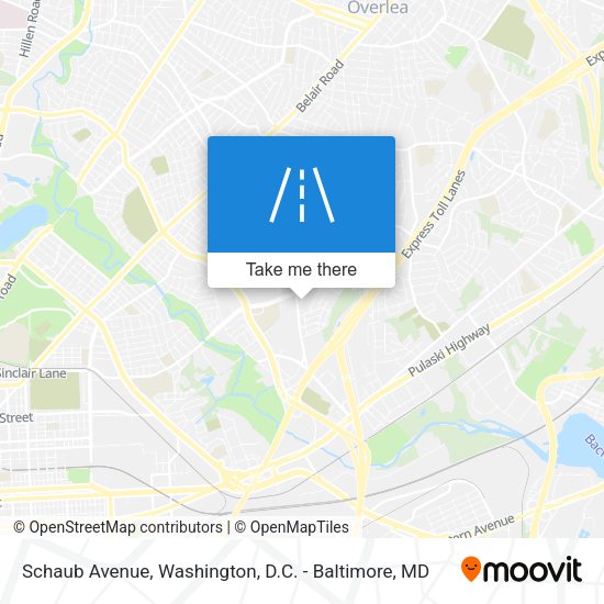 Schaub Avenue map