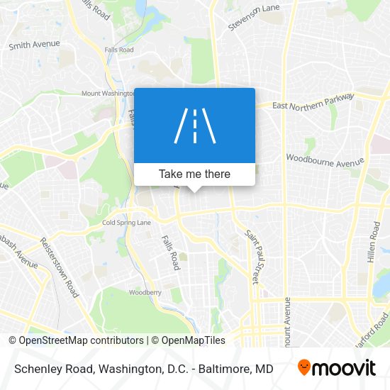 Schenley Road map