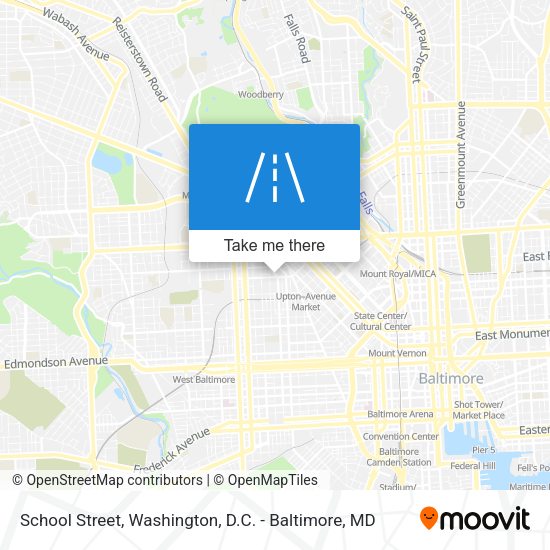 School Street map
