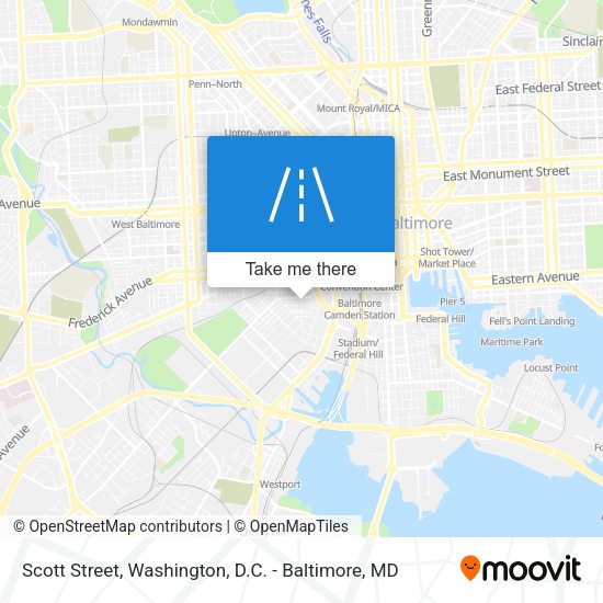 Mapa de Scott Street