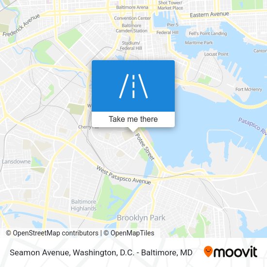 Mapa de Seamon Avenue
