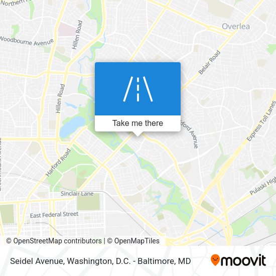 Seidel Avenue map