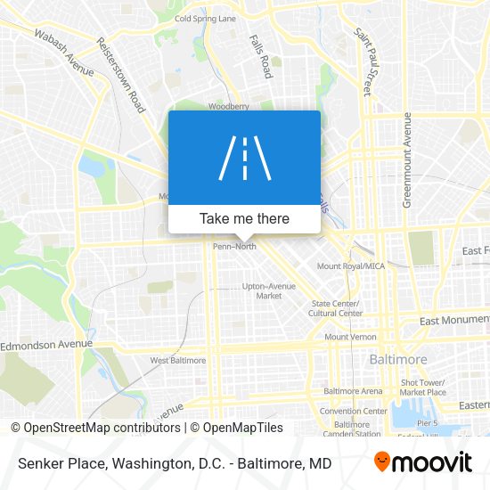 Senker Place map