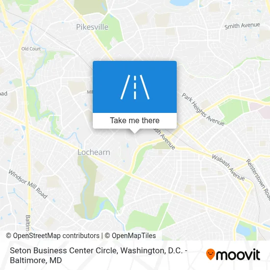 Seton Business Center Circle map