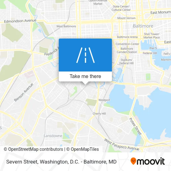 Severn Street map