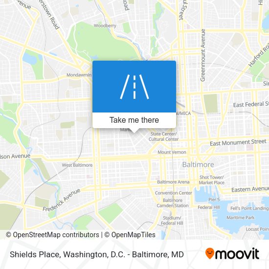 Shields Place map