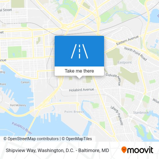 Shipview Way map