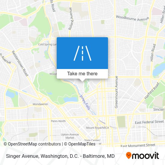 Mapa de Singer Avenue