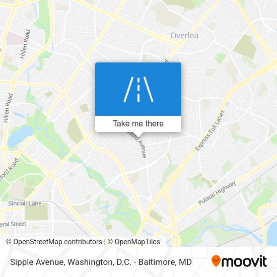 Sipple Avenue map