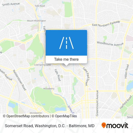 Somerset Road map
