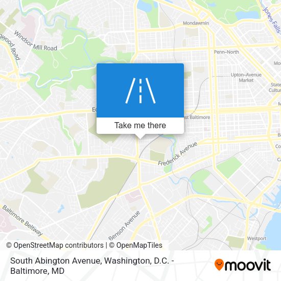 Mapa de South Abington Avenue