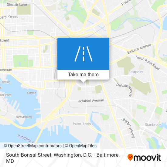 Mapa de South Bonsal Street